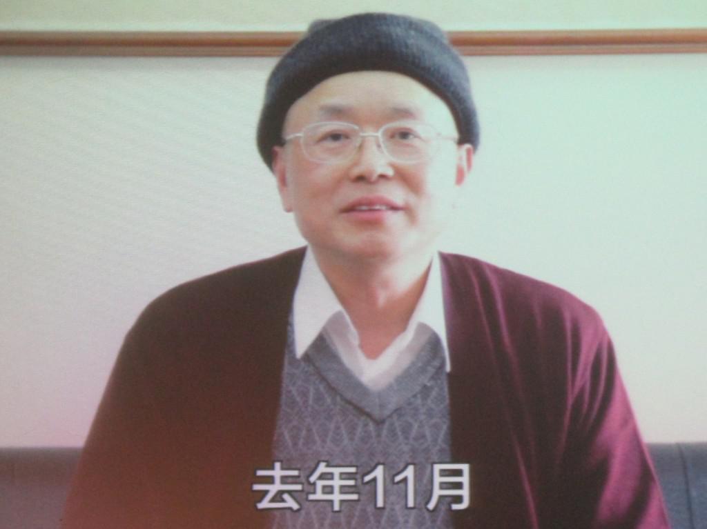 黃牧師去年交棒時錄製影片祝福洪志宏牧師