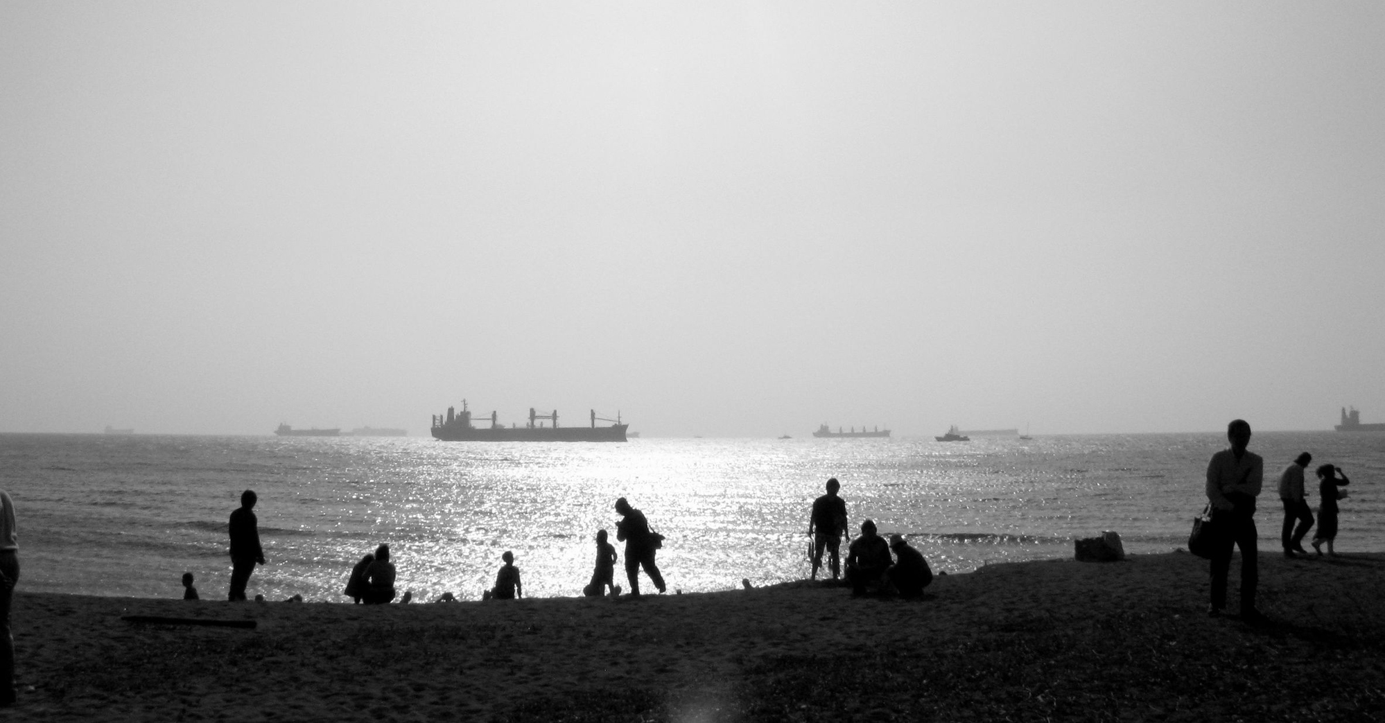 4328256 - afternoon sun glowing over the sea in kaohsiung