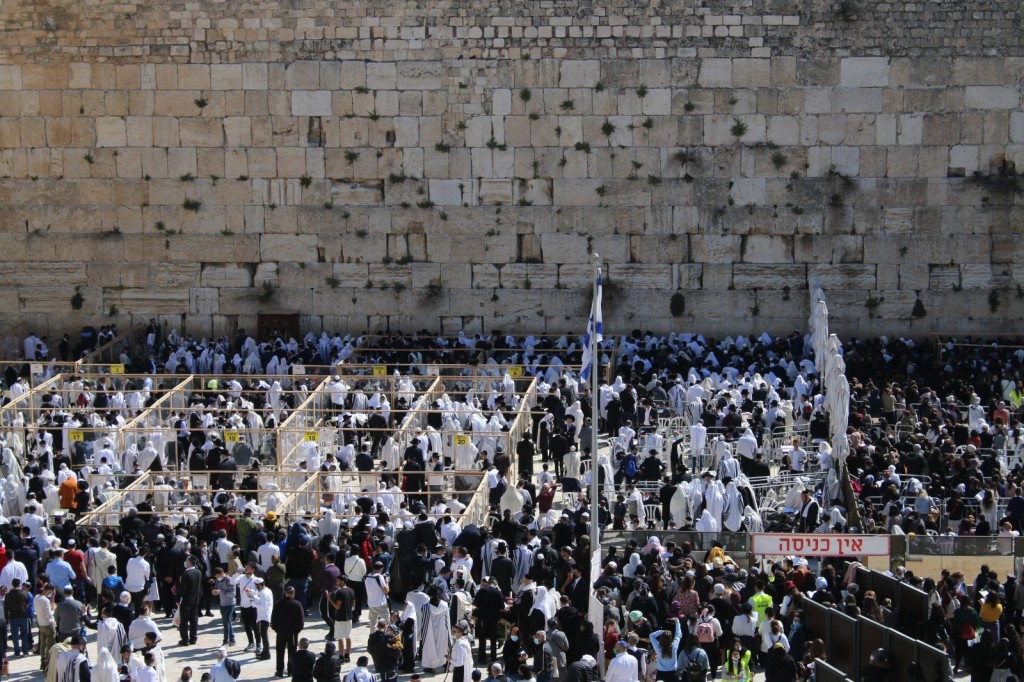 （翻攝自FB@The Western Wall Heritage Foundation）