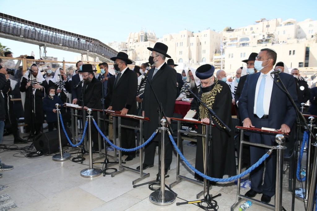 （翻攝自FB@The Western Wall Heritage Foundation）