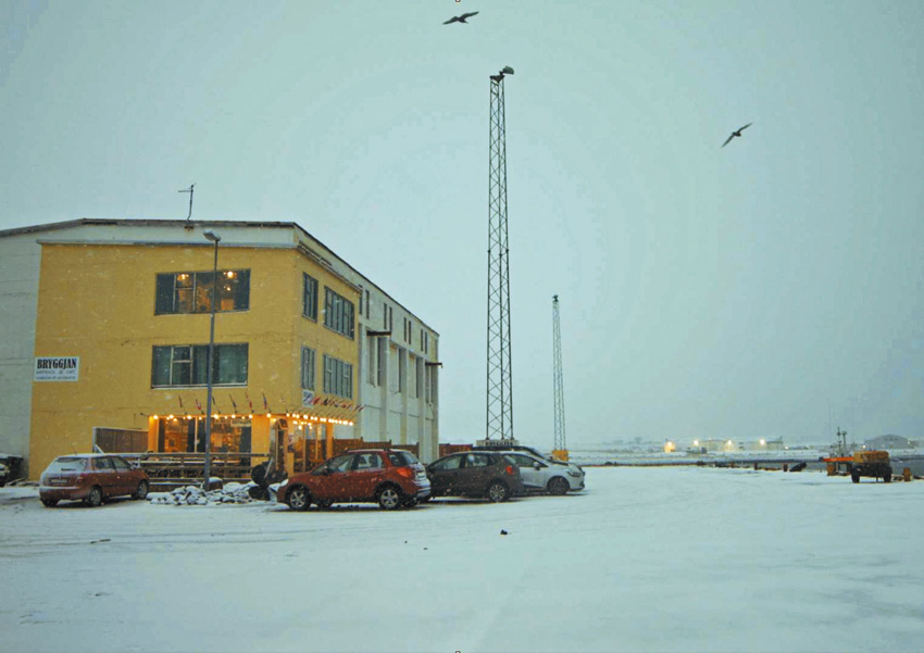 冰天雪地港邊的碼頭咖啡（劇照提供：友璽影音）