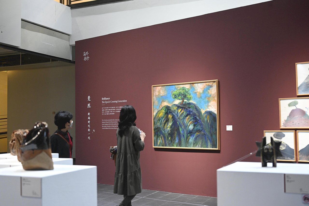 國立臺灣美術館於今年三月展開「海外存珍──順天美術館藏品歸鄉展」(國立臺灣美術館提供)