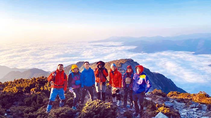 蘇信行牧師以登山為門訓。（圖／受訪者提供）