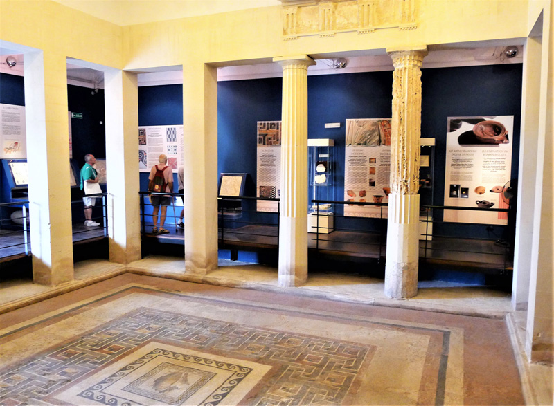 米利大「羅馬之家」著名的馬賽克地板。