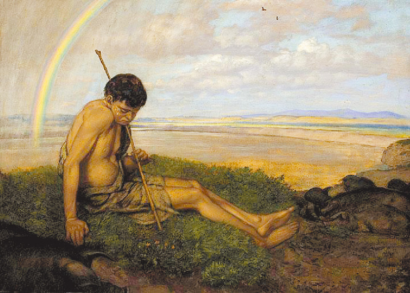 圖5. Hans Thoma, The Prodigal Son, 1885; oil on canvas, 87 x 111 cm; private collection