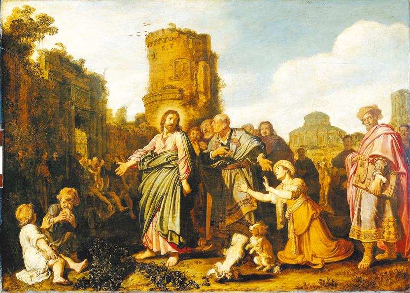 "Christ and the woman of Canaan", by Pieter Lastman,1617