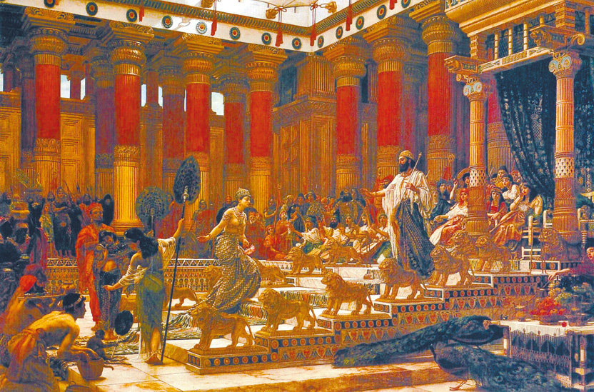 "The Visit of the Queen of Sheba to King Solomon", by Edward Poynter, 1890