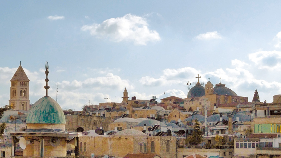 耶路撒冷舊城天際線。（照片皆由播種國際事工提供）