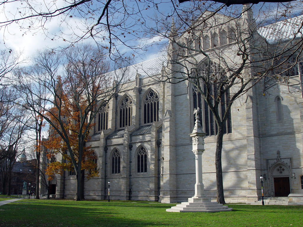 普林斯頓大學內的禮拜堂。（圖／wiki）