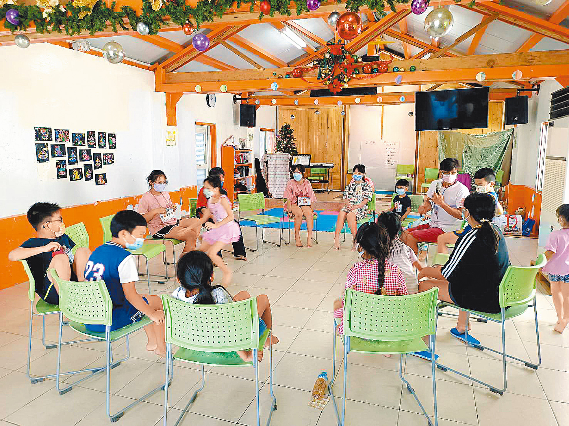 綠島浸信會暑假兒童夏令營。（受訪者提供）