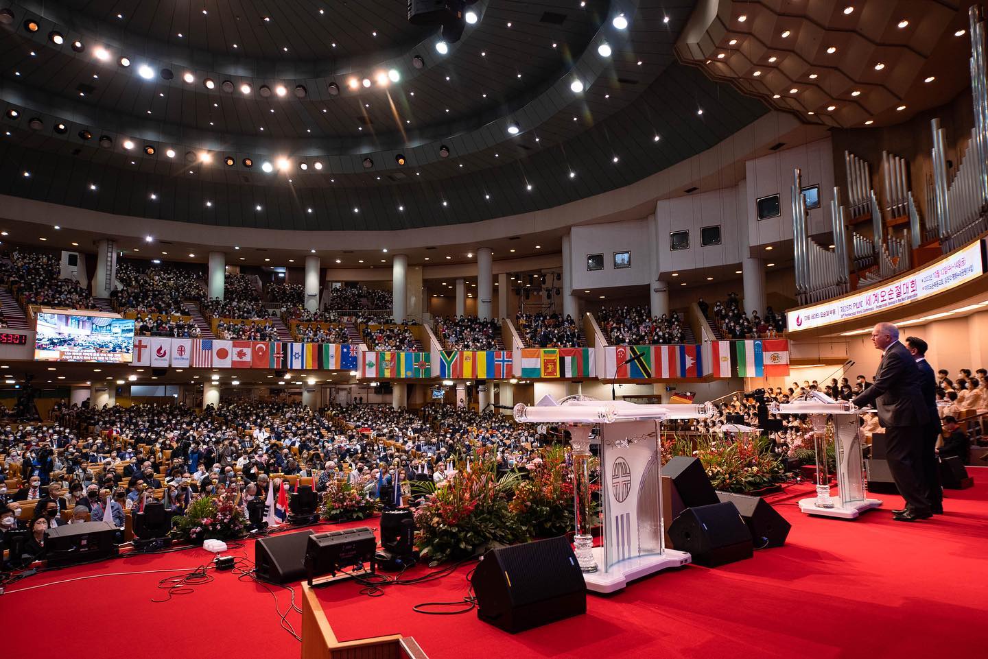 五旬節世界大會12-14日於汝矣島純福音教會舉行。(圖/張漢業牧師提供)