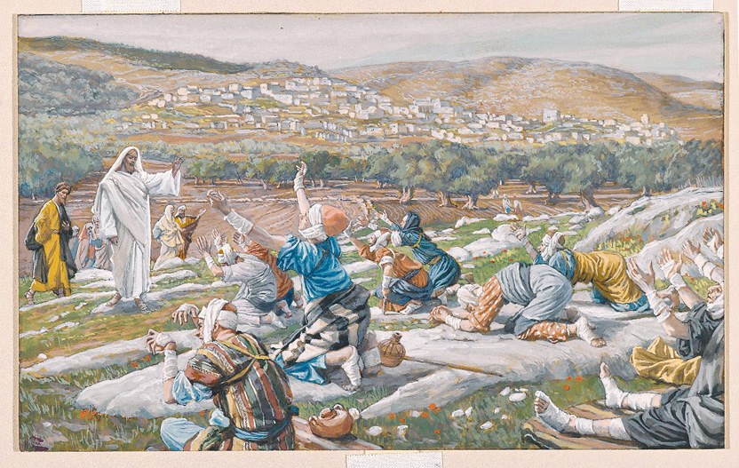 圖7. James Tissot, The Healing of Ten Lepers, 1886-1894; Brooklyn Museum