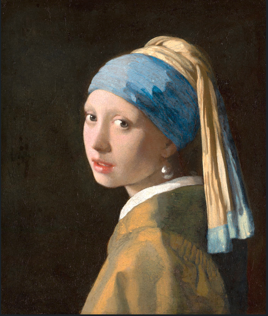 維梅爾著名畫作〈戴珍珠耳環的少女〉。（圖／翻攝自rijksmuseum.jl）