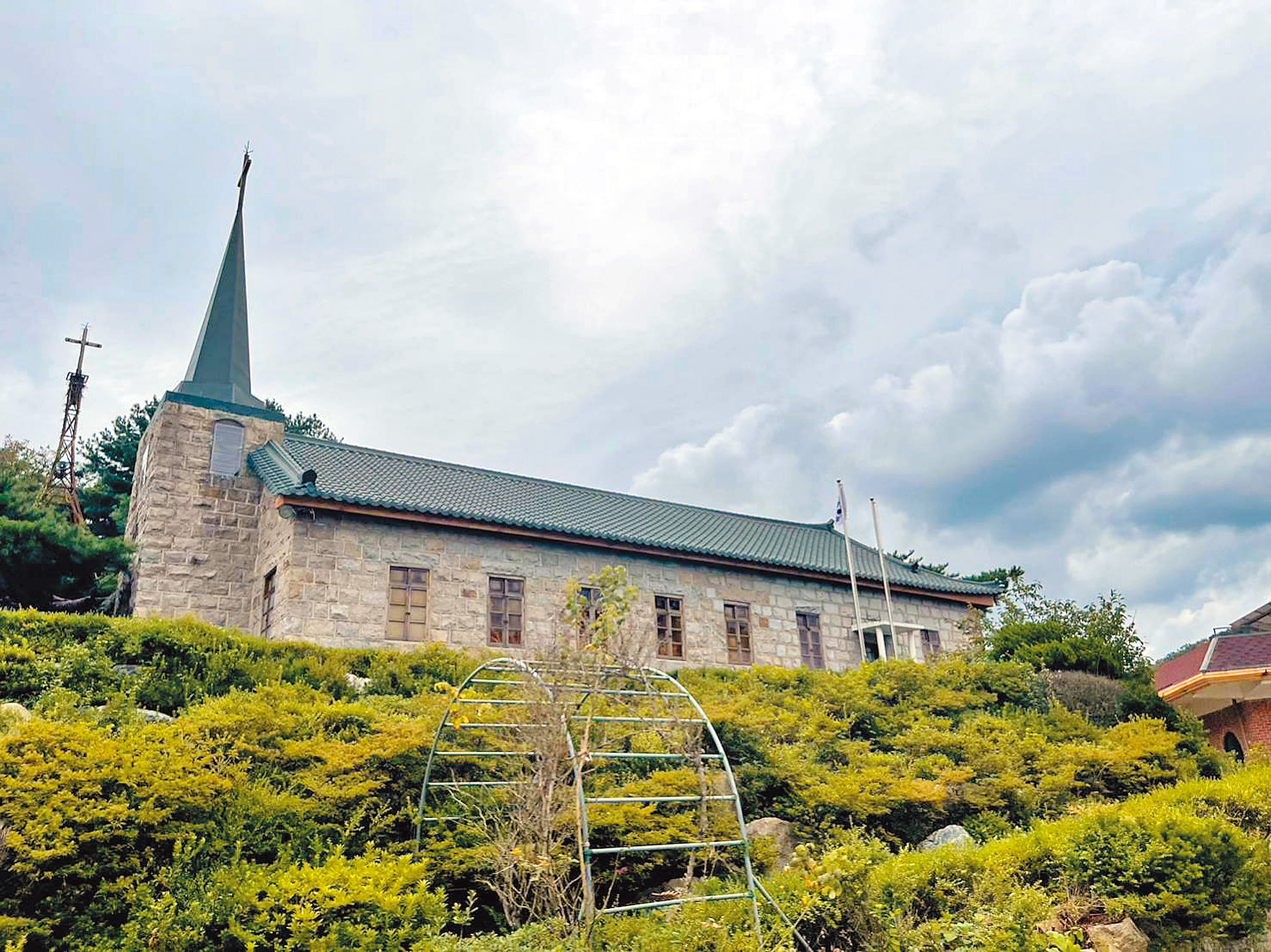 江華島第一間教堂，橋山教會，現在為歷史展覽館。（圖／李相蘭牧師提供）