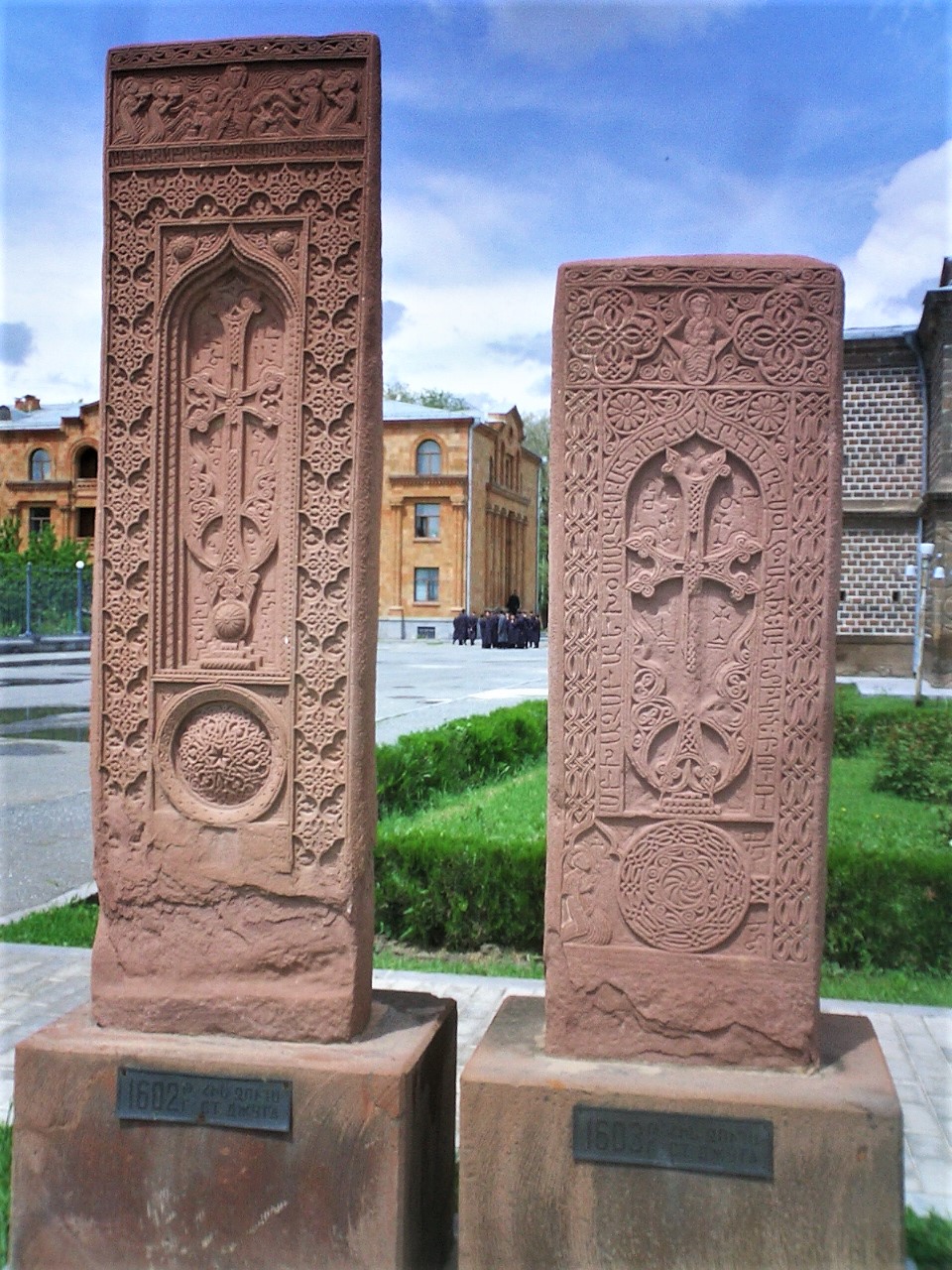 「亞美尼亞十字架石的象徵與工藝」被聯合國教科文組織收入《人類非物質文化遺產代表作名錄》。。（圖／wikimedia）