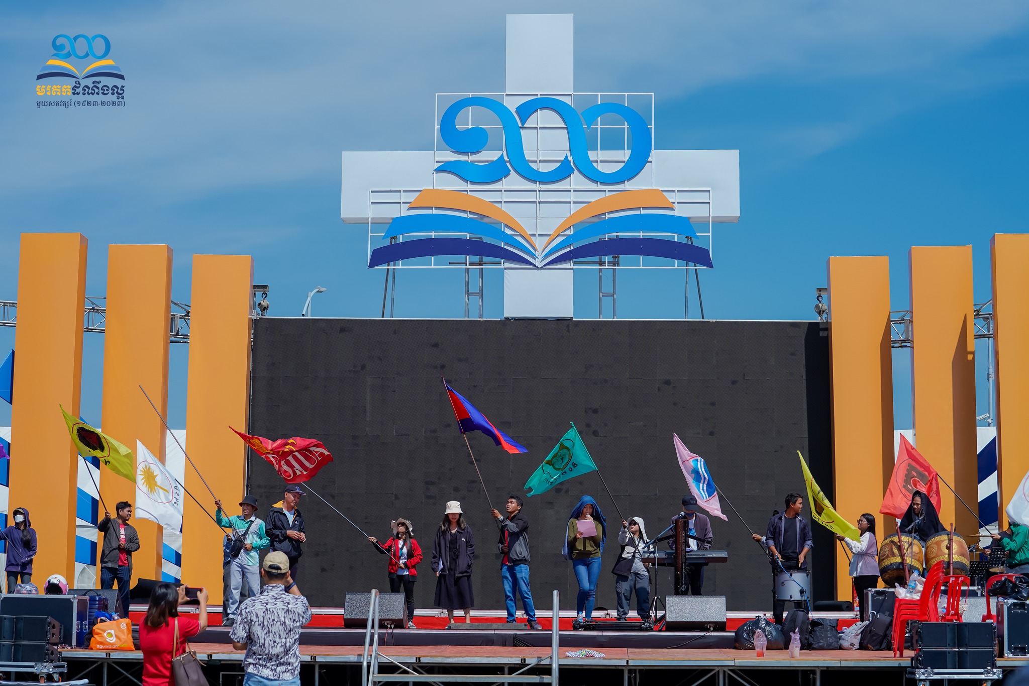 柬埔寨基督教宣教百年慶典活動現場。（圖／翻攝自FB@Centennial）