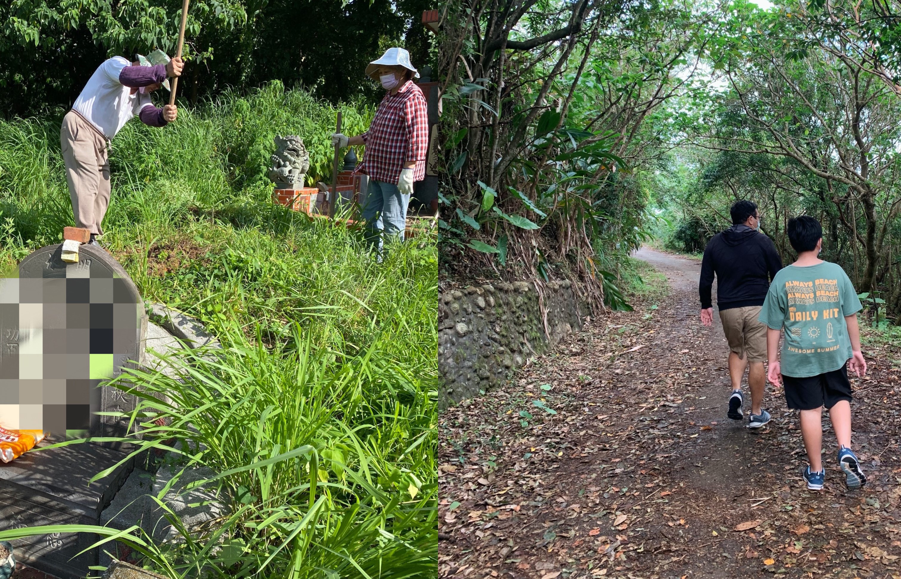 掃墓高峰期應避免短褲短袖以免遭恙蟲叮咬。