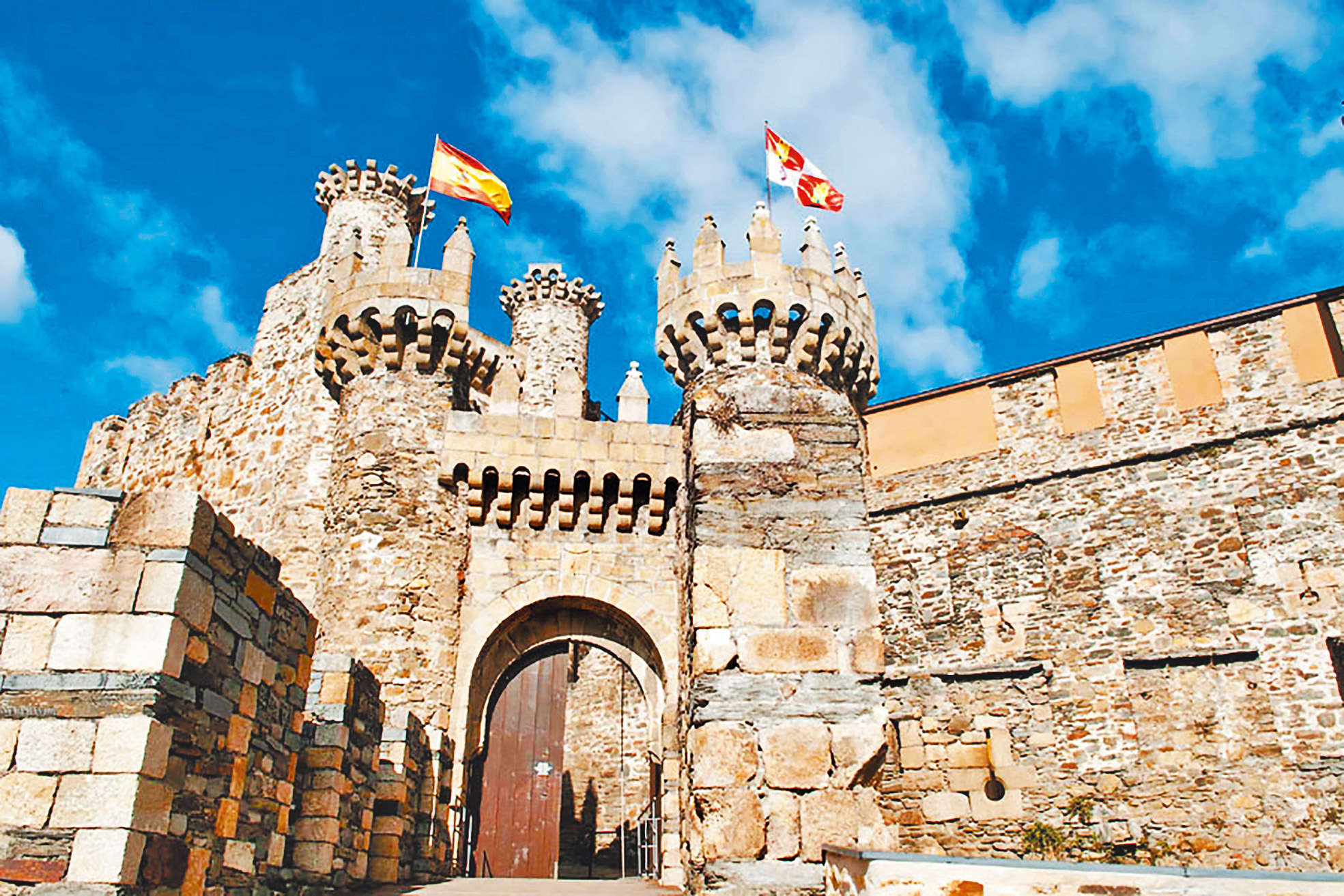 位在蓬費拉達的聖殿騎士城堡。