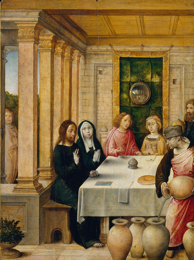 "The Marriage Feast at Cana", by Juan de Flandes, ca. 1500–1504