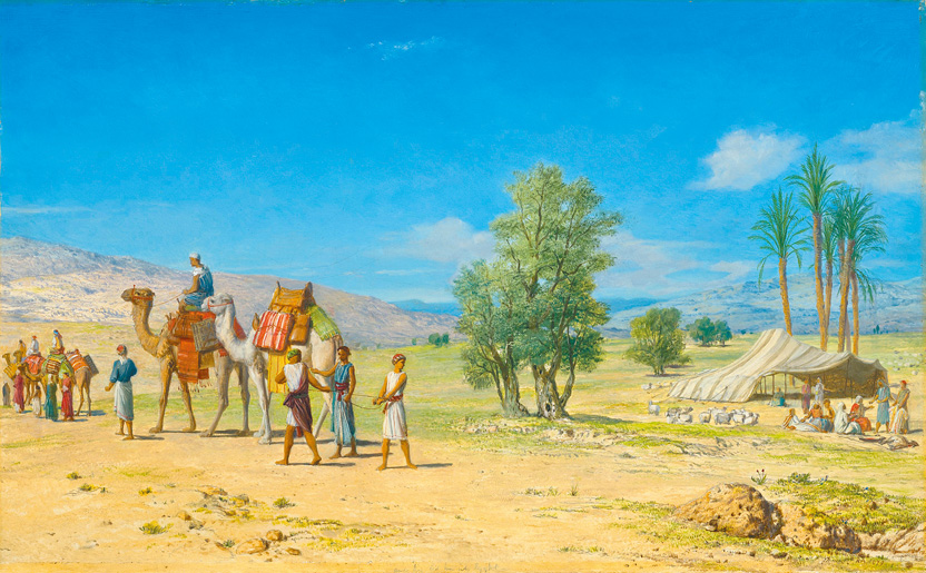 "The Madian merchants taking Joseph to Egypt",  by John Rogers Herbert, 1879