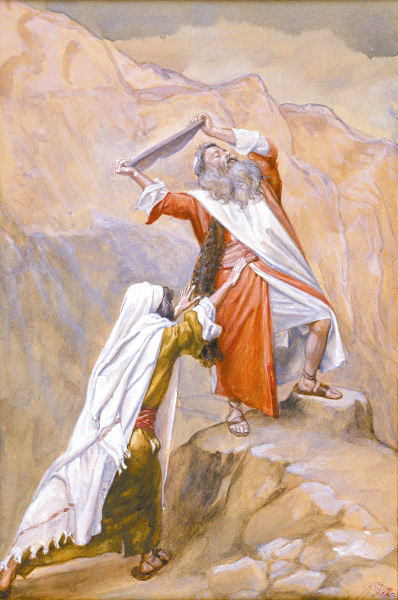 "Moses Destroyeth the Tables of the Ten Commandments", by James Tissot 