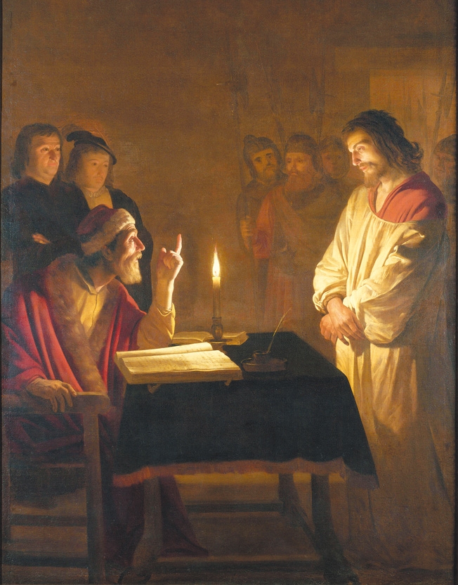 "Christ before the High Priest", by Gerard van Honthorst 