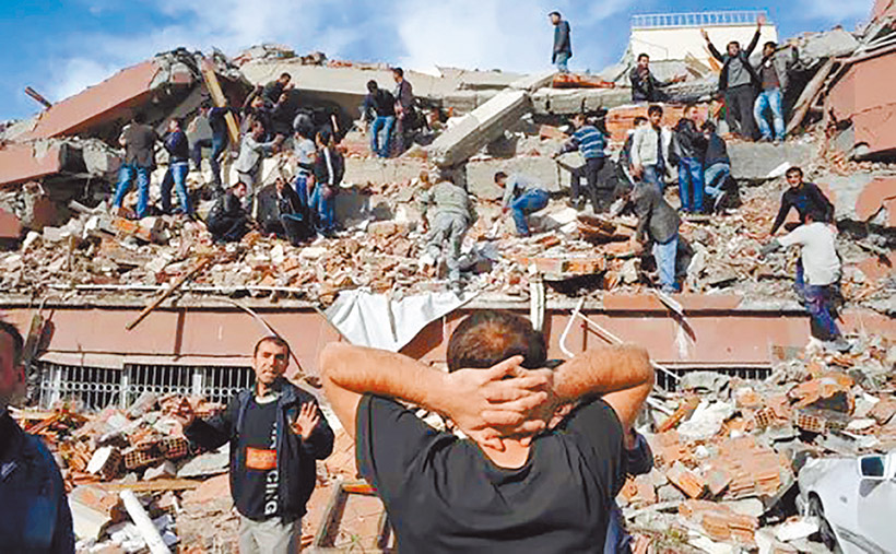 土耳其強震。（圖／翻攝自X @AAbdishakur）