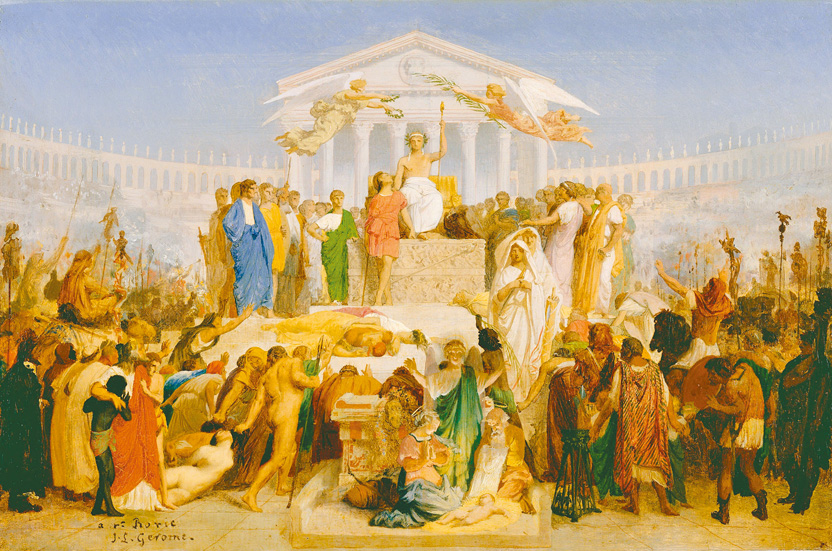 由法國畫家Jean-Léon Gérôme繪製， 描述基督生在奧古斯都時代的壁畫。