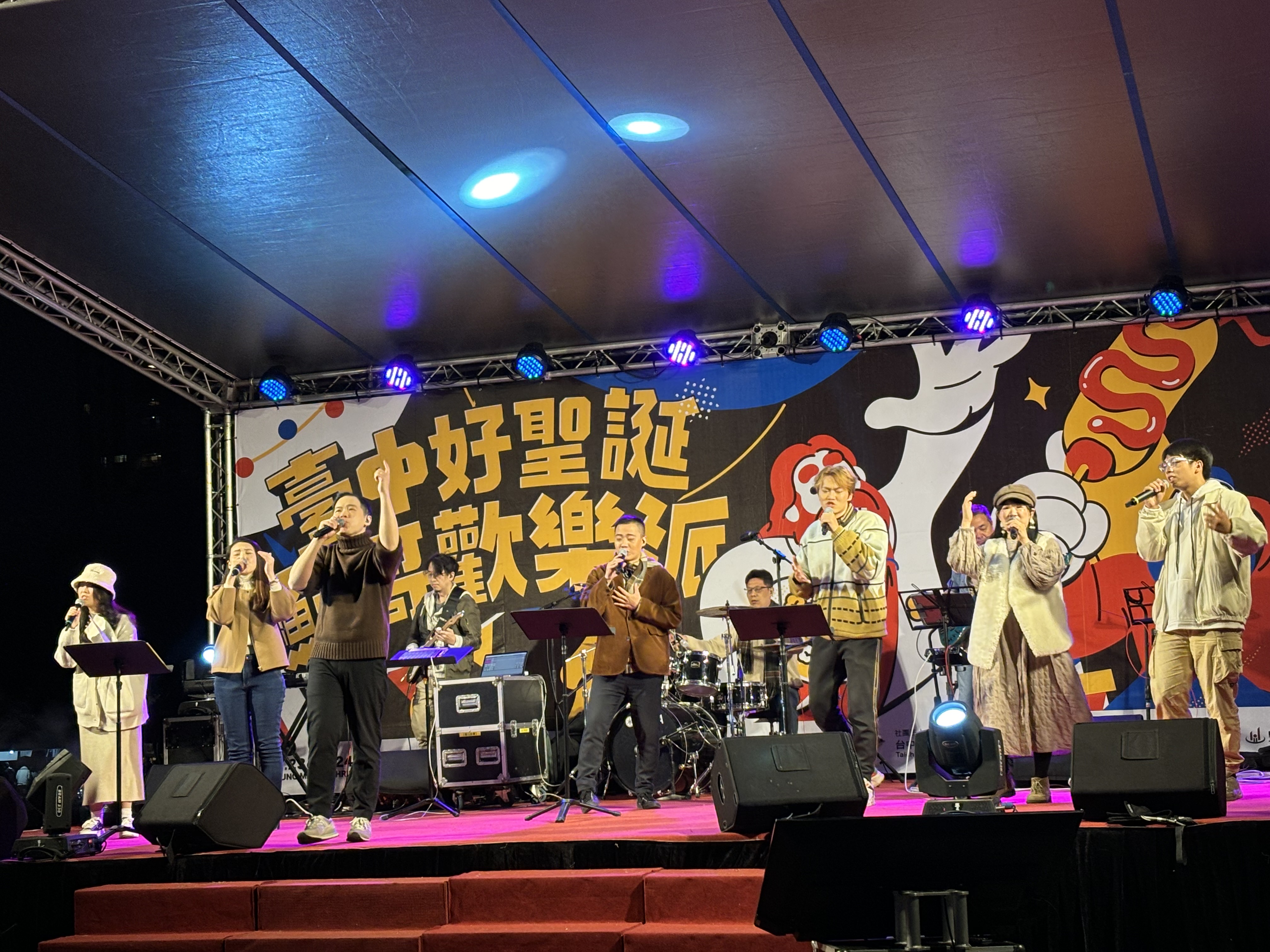 旌旗音樂演唱。(圖/李容珍攝影)