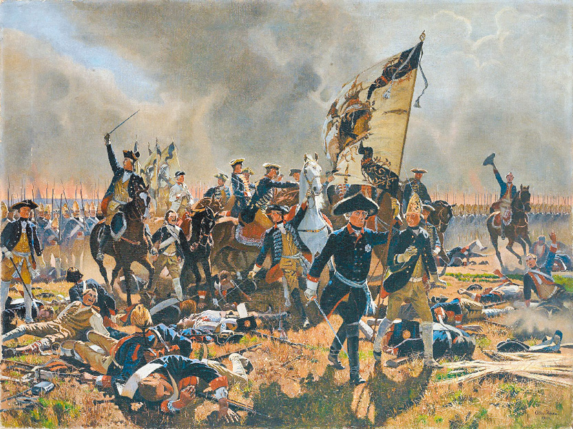 第三次西里西亞戰爭（1758年）傷亡慘重，腓特烈大帝率軍贏得戰役。（來源維基）