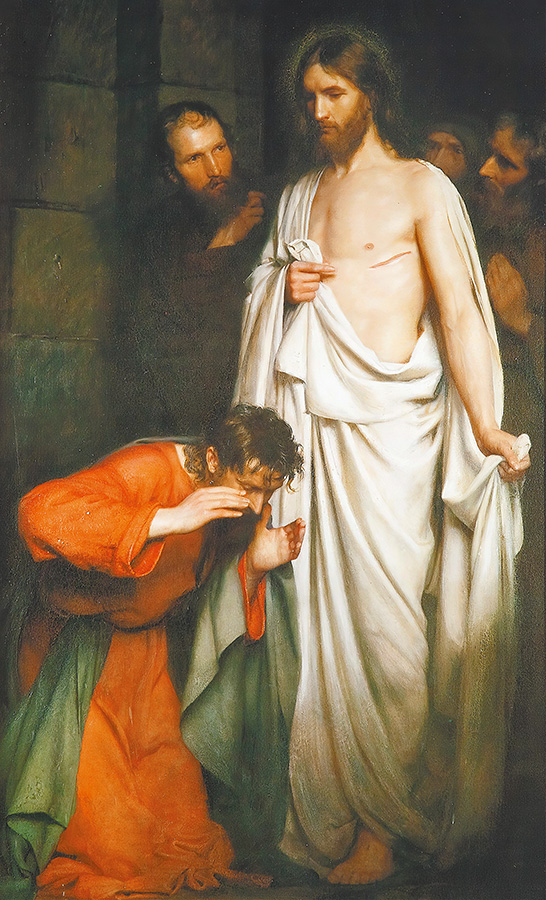 "The Doubting Thomas", by Carl Bloch