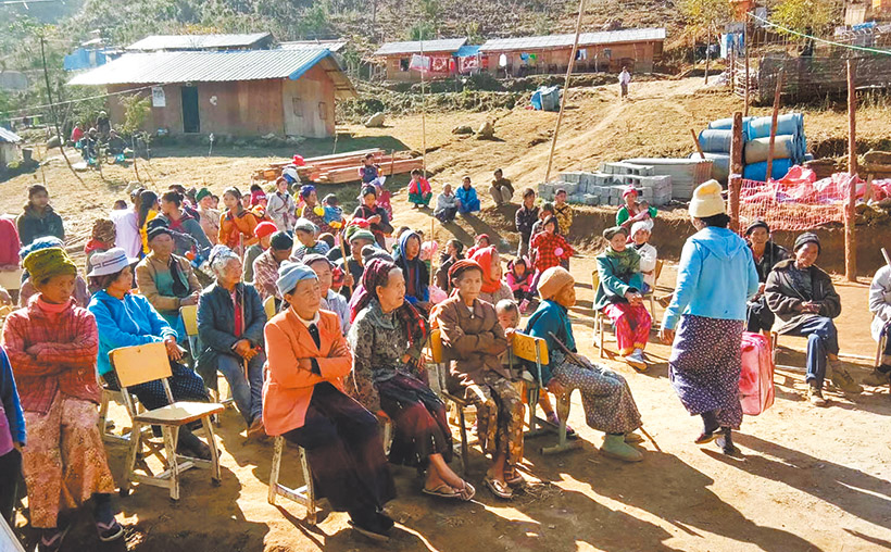 印度緬甸邊境據點農業培訓。