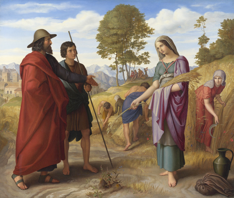 "Ruth in Boaz's Field", by  Julius Schnorr von Carolsfeld