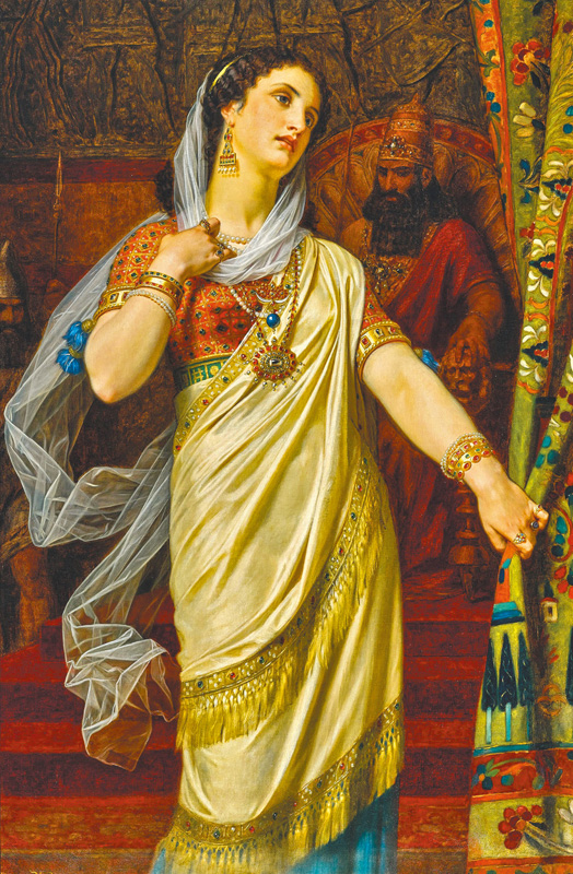 "Esther before Ahasuerus", by Hugues Merle