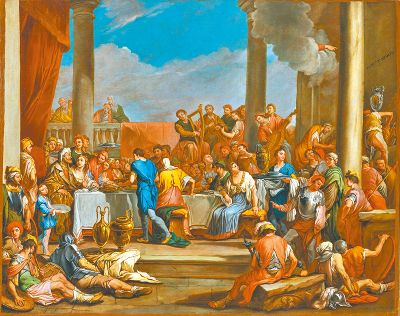 "Belshazzar’s Feast", by Giulio Carpioni 