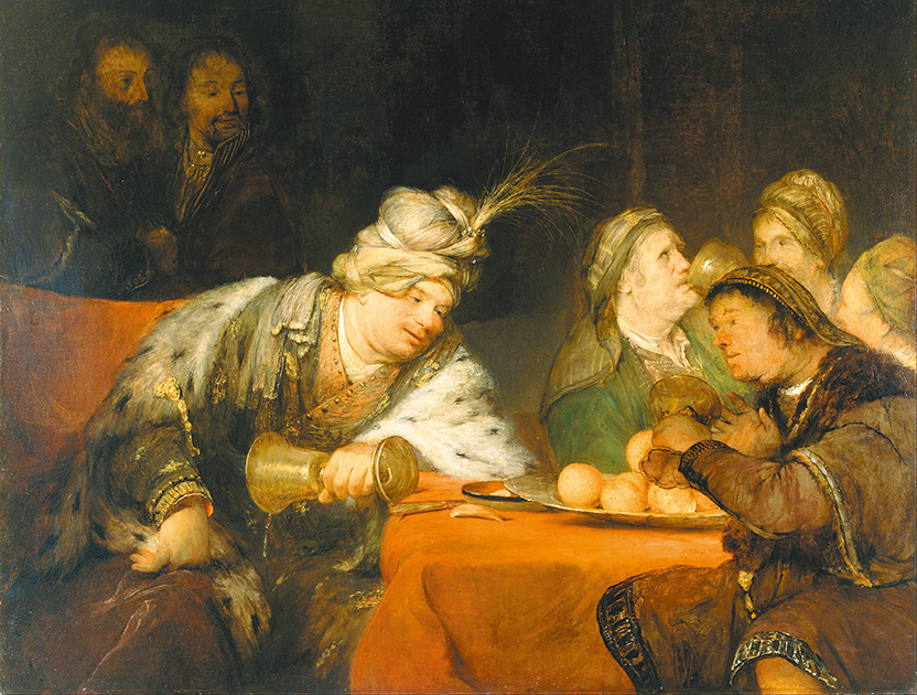 "The Banquet of Ahasuerus", by Aert de Gelder